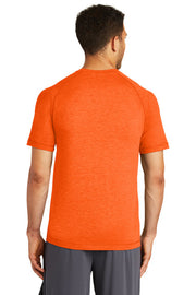 Sport-Tek PosiCharge Tri-Blend Wicking Raglan Tee with custom logo embroidery