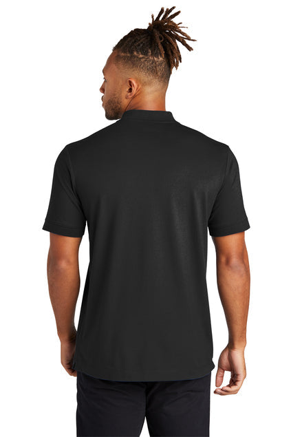 Mercer+Mettle Stretch Pique Henley with custom logo embroidery