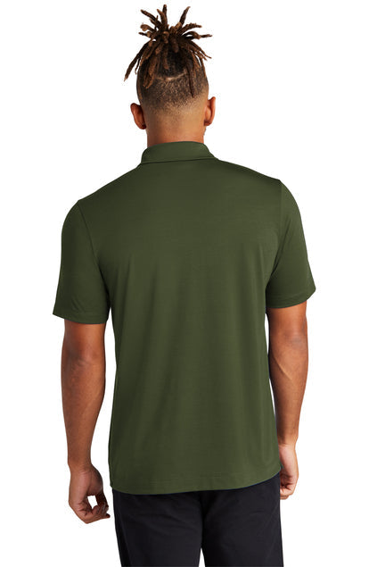 Mercer+Mettle Stretch Jersey Polo with custom logo embroidery