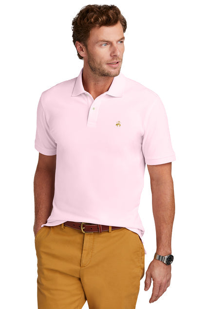Brooks Brothers Pima Cotton Pique Polo with custom logo embroidery