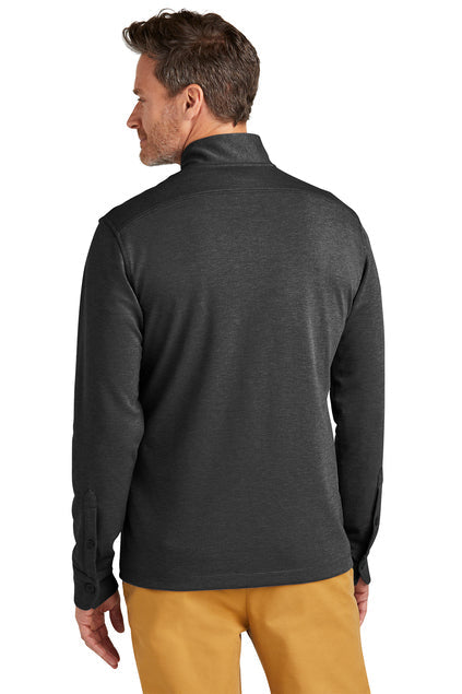 Brooks Brothers Mid-Layer Stretch 1/2-Button with custom logo embroidery