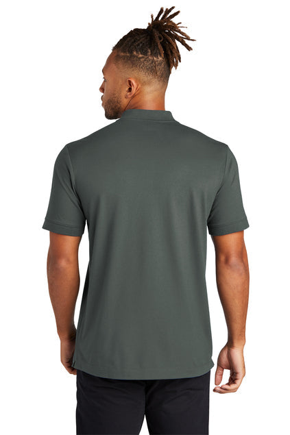 Mercer+Mettle Stretch Pique Henley with custom logo embroidery