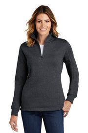Sport-Tek Ladies 1/4-Zip Sweatshirt with custom logo embroidery