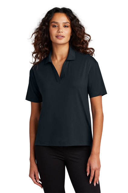 Mercer+Mettle Women’s Stretch Jersey Polo with custom logo embroidery