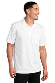 Sport-Tek PosiCharge RacerMesh Pocket Polo with custom logo embroidery