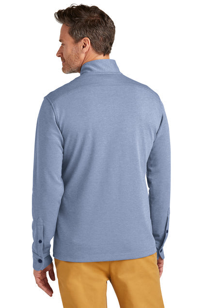 Brooks Brothers Mid-Layer Stretch 1/2-Button with custom logo embroidery