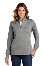 Sport-Tek Ladies 1/4-Zip Sweatshirt with custom logo embroidery