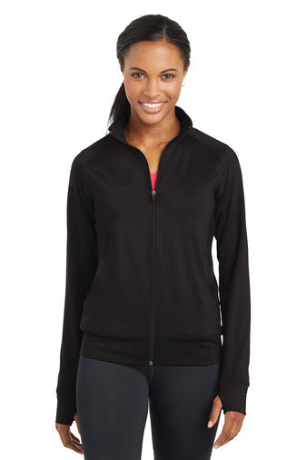 Sport-Tek Women's NRG Fitness Jacket with custom logo embroidery