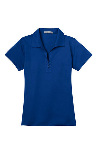 Port Authority Ladies Tech Pique Polo with custom logo embroidery