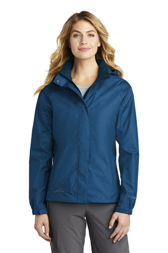Eddie Bauer Ladies Rain Jacket with custom logo embroidery