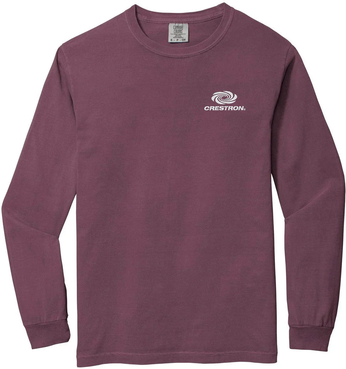 Comfort Colors  Heavyweight Ring Spun Long Sleeve Tee with custom logo embroidery