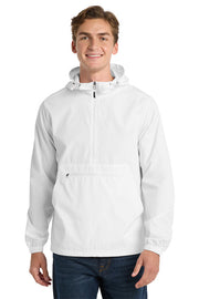 Sport-Tek Packable Anorak with custom logo embroidery
