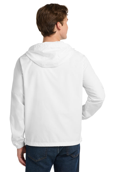Sport-Tek Packable Anorak with custom logo embroidery