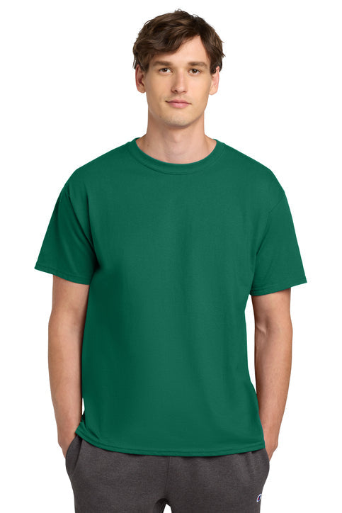 Champion Heritage 6-Oz. Jersey Tee with custom logo embroidery