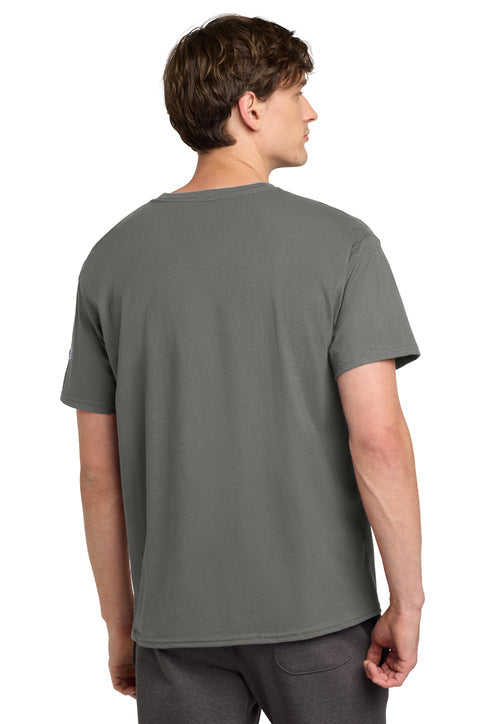 Champion Heritage 6-Oz. Jersey Tee with custom logo embroidery