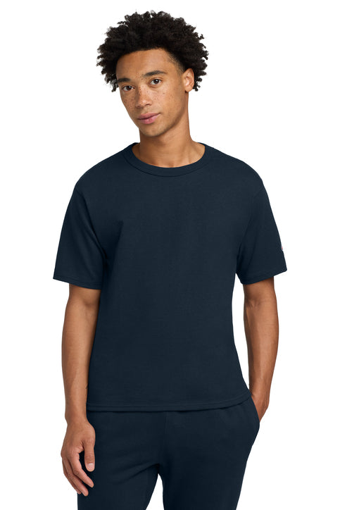 Champion Heritage 7-Oz. Jersey Tee with custom logo embroidery