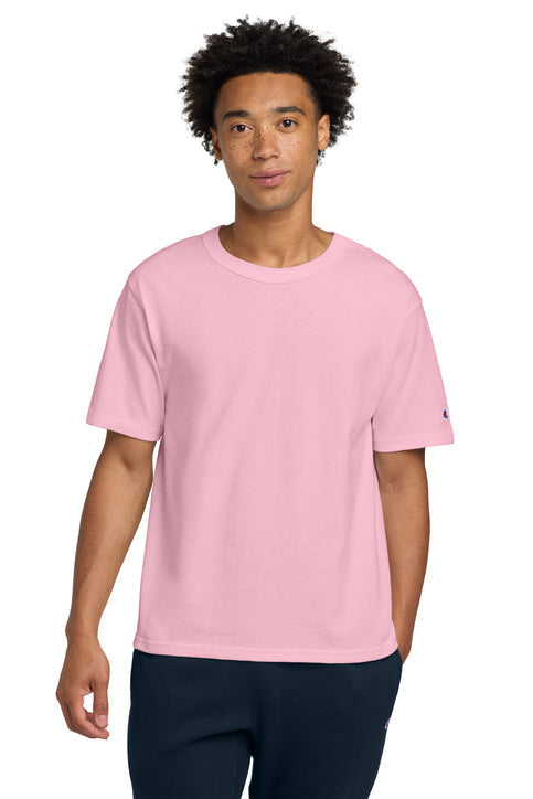 Champion Heritage 7-Oz. Jersey Tee with custom logo embroidery