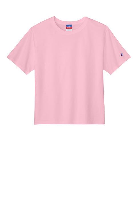 Champion Heritage 7-Oz. Jersey Tee with custom logo embroidery