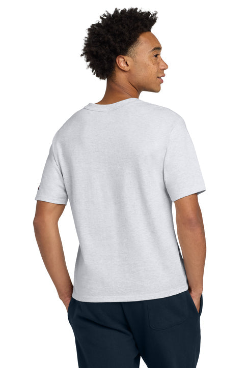 Champion Heritage 7-Oz. Jersey Tee with custom logo embroidery
