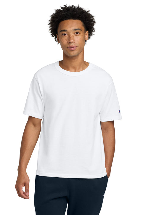 Champion Heritage 7-Oz. Jersey Tee with custom logo embroidery
