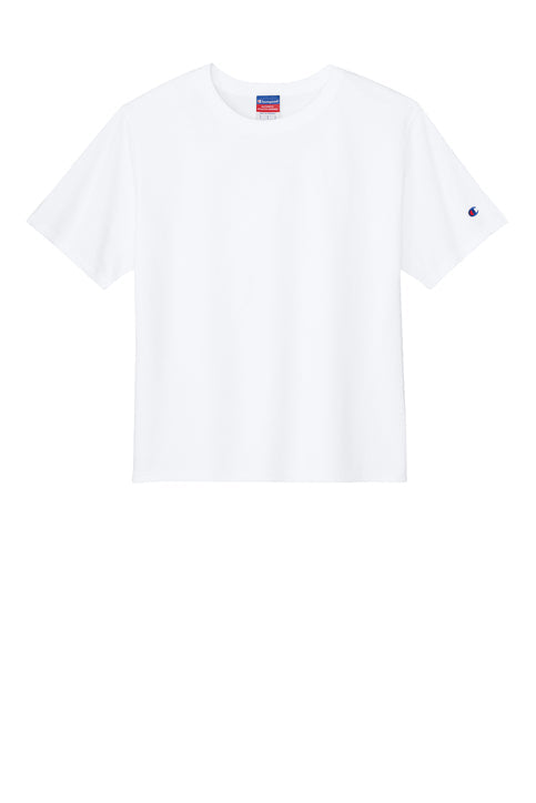 Champion Heritage 7-Oz. Jersey Tee with custom logo embroidery