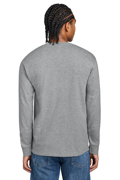 Champion Jersey Long Sleeve Tee with custom logo embroidery