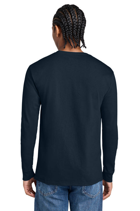 Champion Jersey Long Sleeve Tee with custom logo embroidery