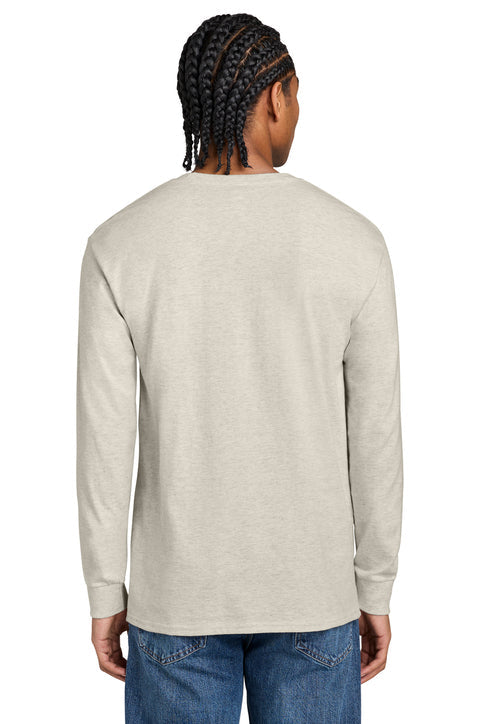 Champion Jersey Long Sleeve Tee with custom logo embroidery