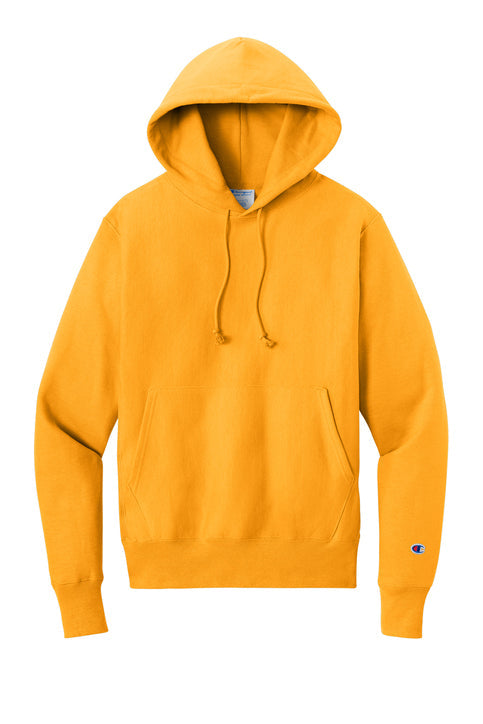 Champion Reverse Weave Hooded Sweatshirt with custom logo embroidery