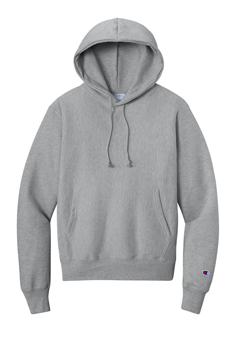 Champion Reverse Weave Hooded Sweatshirt with custom logo embroidery