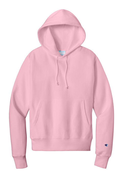 Champion Reverse Weave Hooded Sweatshirt with custom logo embroidery
