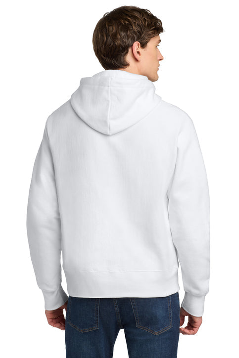 Champion Reverse Weave Hooded Sweatshirt with custom logo embroidery