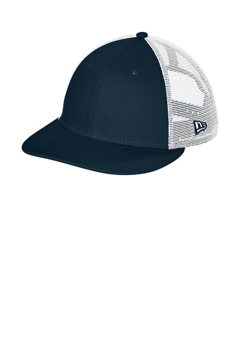 New Era Snapback Low Profile Trucker Cap with custom logo embroidery