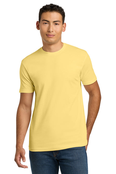 Next Level Apparel Adult Cotton Tee with custom logo embroidery