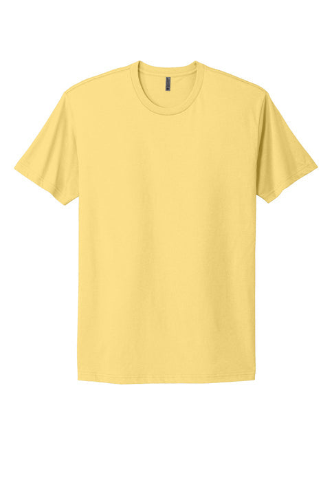 Next Level Apparel Adult Cotton Tee with custom logo embroidery