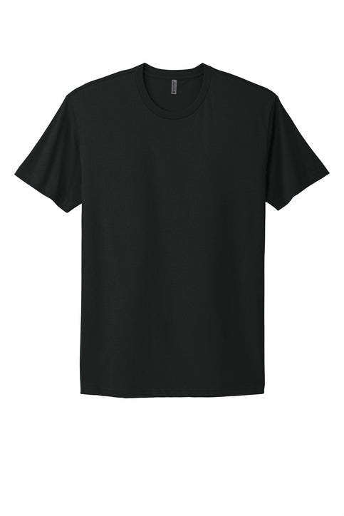 Next Level Apparel Adult Cotton Tee with custom logo embroidery