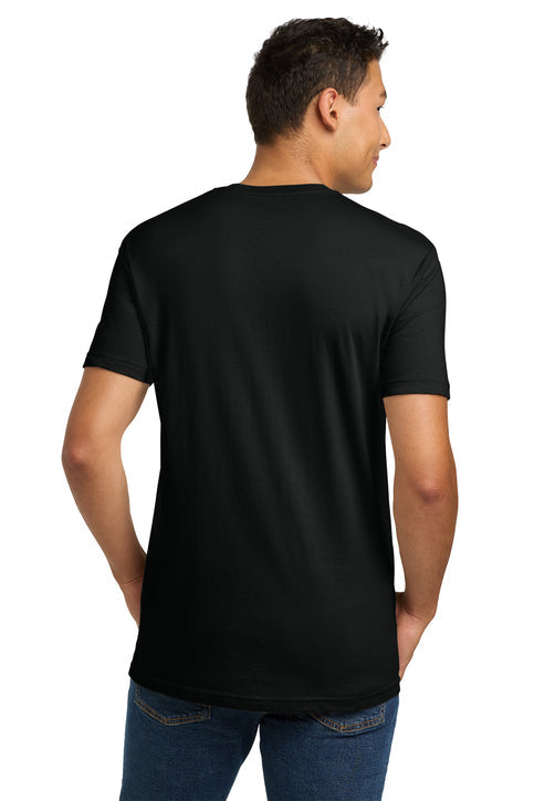 Next Level Apparel Adult Cotton Tee with custom logo embroidery