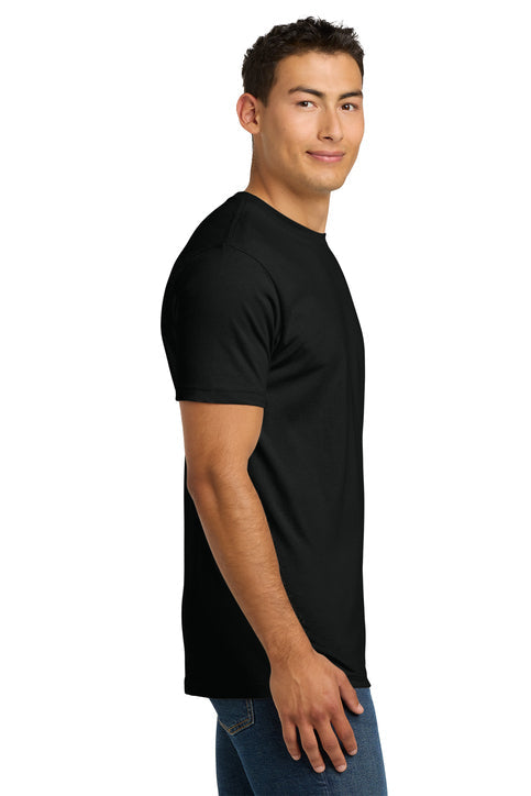 Next Level Apparel Adult Cotton Tee with custom logo embroidery