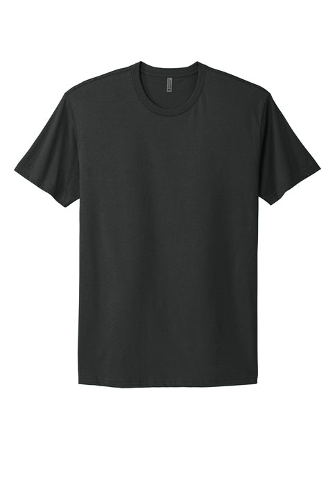 Next Level Apparel Adult Cotton Tee with custom logo embroidery