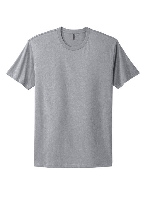 Next Level Apparel Adult Cotton Tee with custom logo embroidery