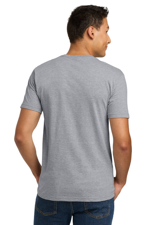 Next Level Apparel Adult Cotton Tee with custom logo embroidery