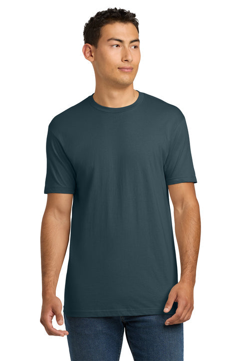 Next Level Apparel Adult Cotton Tee with custom logo embroidery
