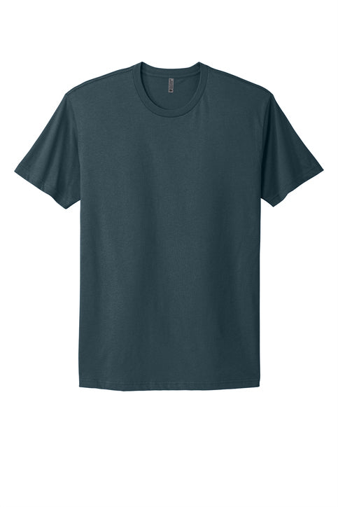 Next Level Apparel Adult Cotton Tee with custom logo embroidery