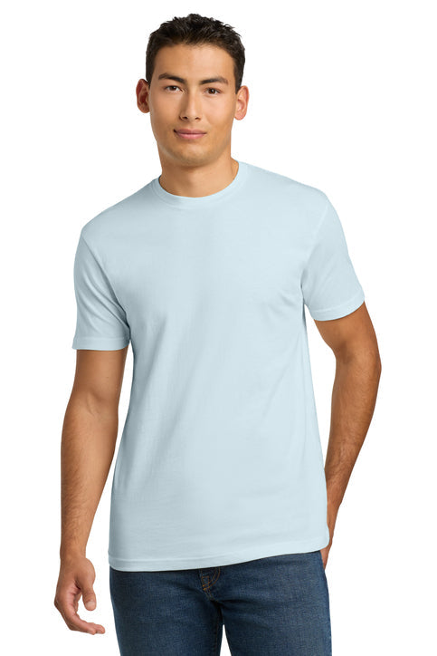 Next Level Apparel Adult Cotton Tee with custom logo embroidery