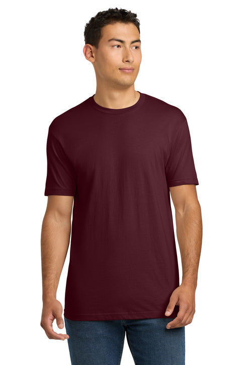 Next Level Apparel Adult Cotton Tee with custom logo embroidery