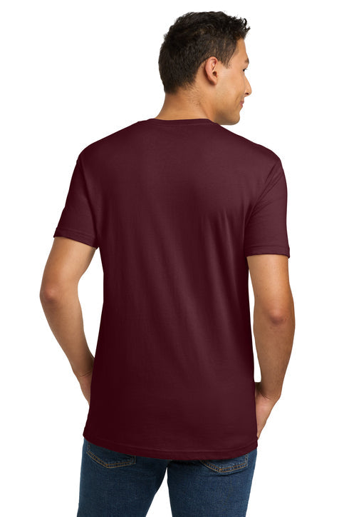 Next Level Apparel Adult Cotton Tee with custom logo embroidery