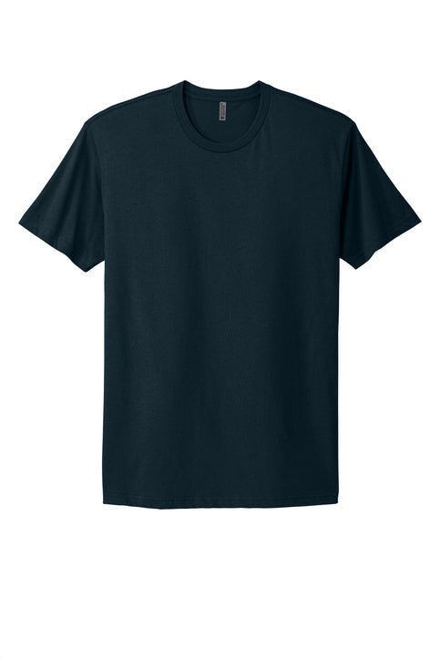 Next Level Apparel Adult Cotton Tee with custom logo embroidery