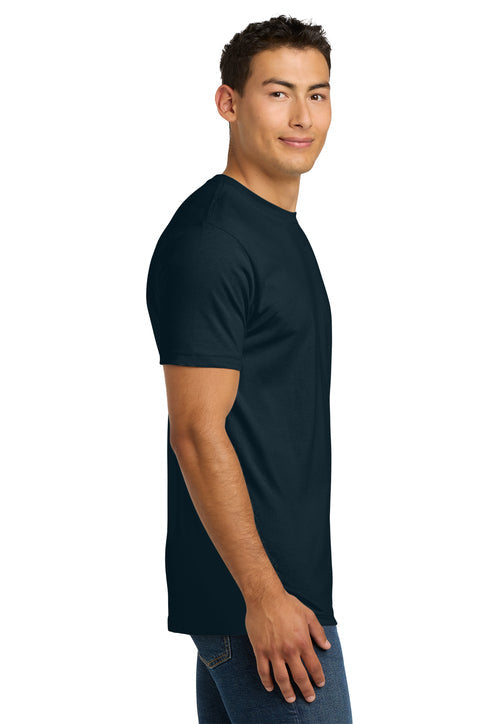 Next Level Apparel Adult Cotton Tee with custom logo embroidery