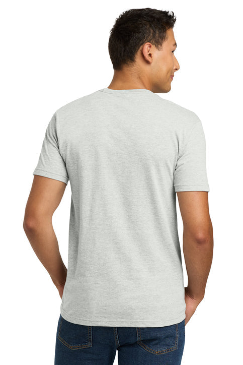 Next Level Apparel Adult Cotton Tee with custom logo embroidery