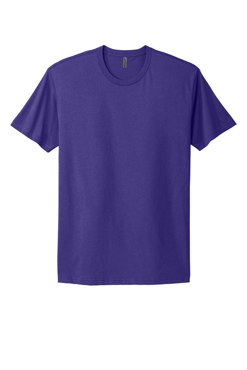 Next Level Apparel Adult Cotton Tee with custom logo embroidery